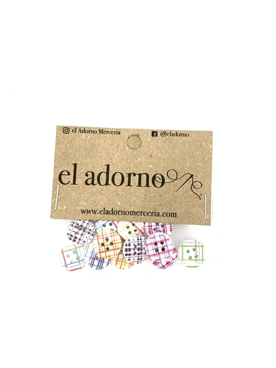 BOTÓN MADERA 20L (CUADRICULA)