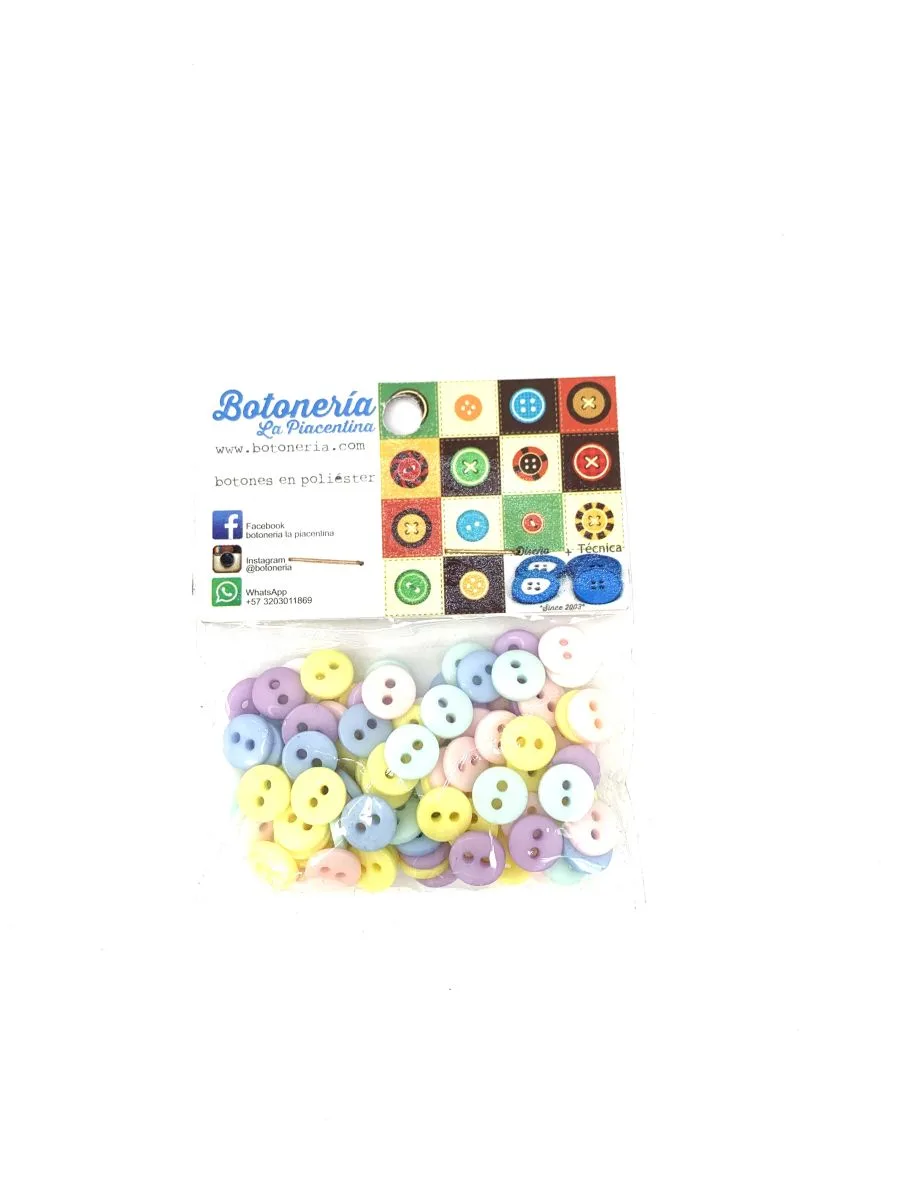 BOTÓN MICRO REDONDO PASTEL