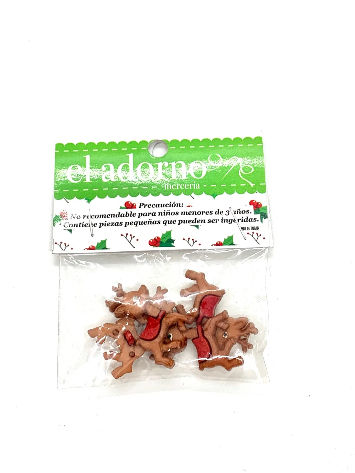 BOTÓN DECORATIVO RENO RUDOLPH