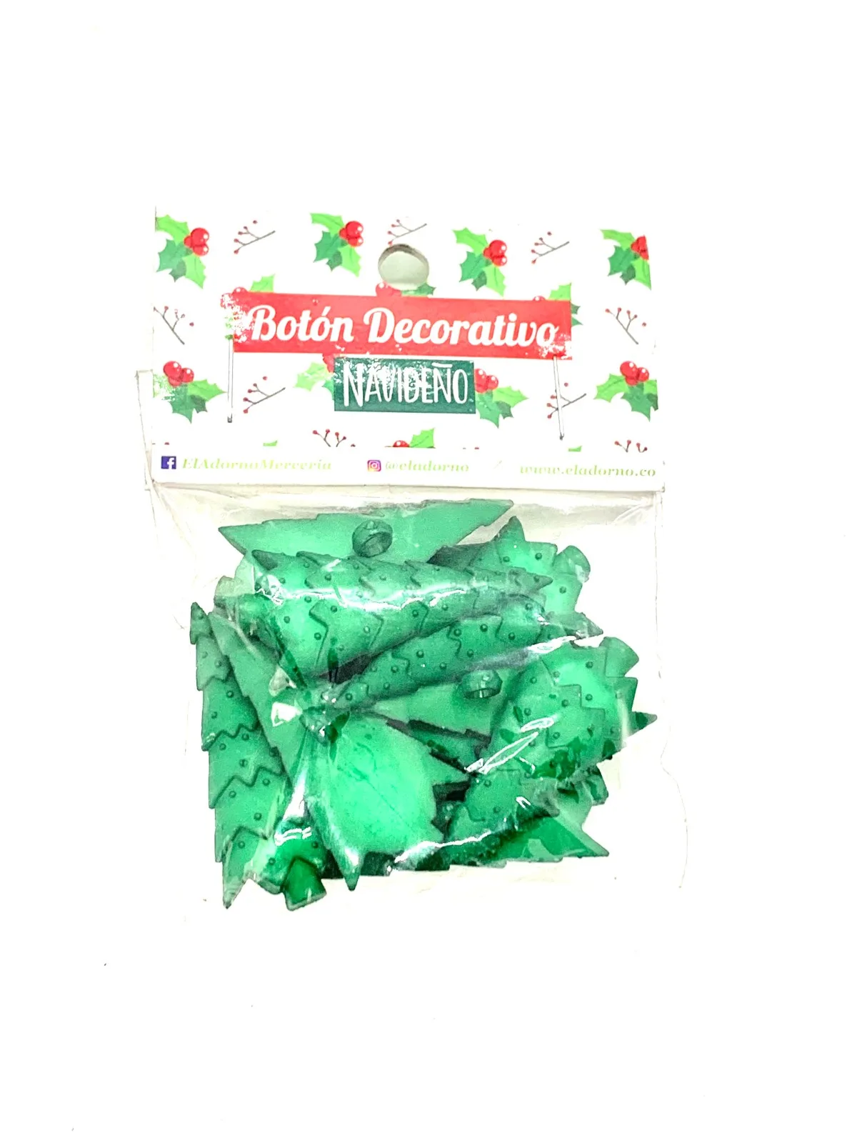 BOTÓN ÁRBOL NAVIDEÑO