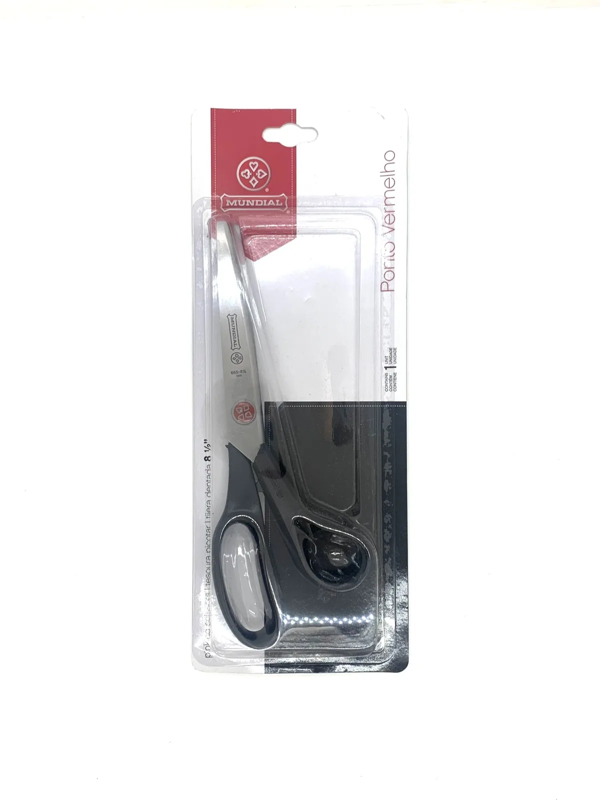 TIJERAS ZIGZAG EN PUNTA 8 1/2 pulgadas MUNDIAL