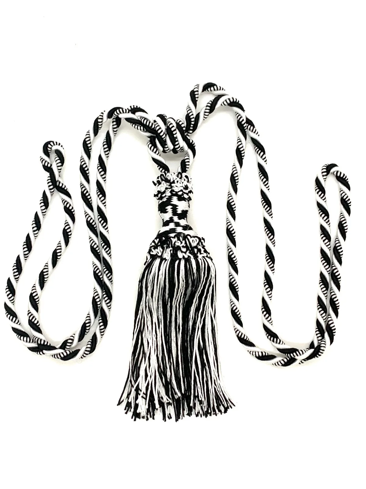 BORLA CORTINA/ALZAPAÑO BLANCO NEGRO