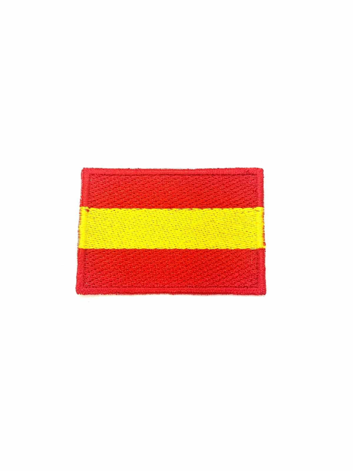 Parche bandera España trazo blanco 6 cm