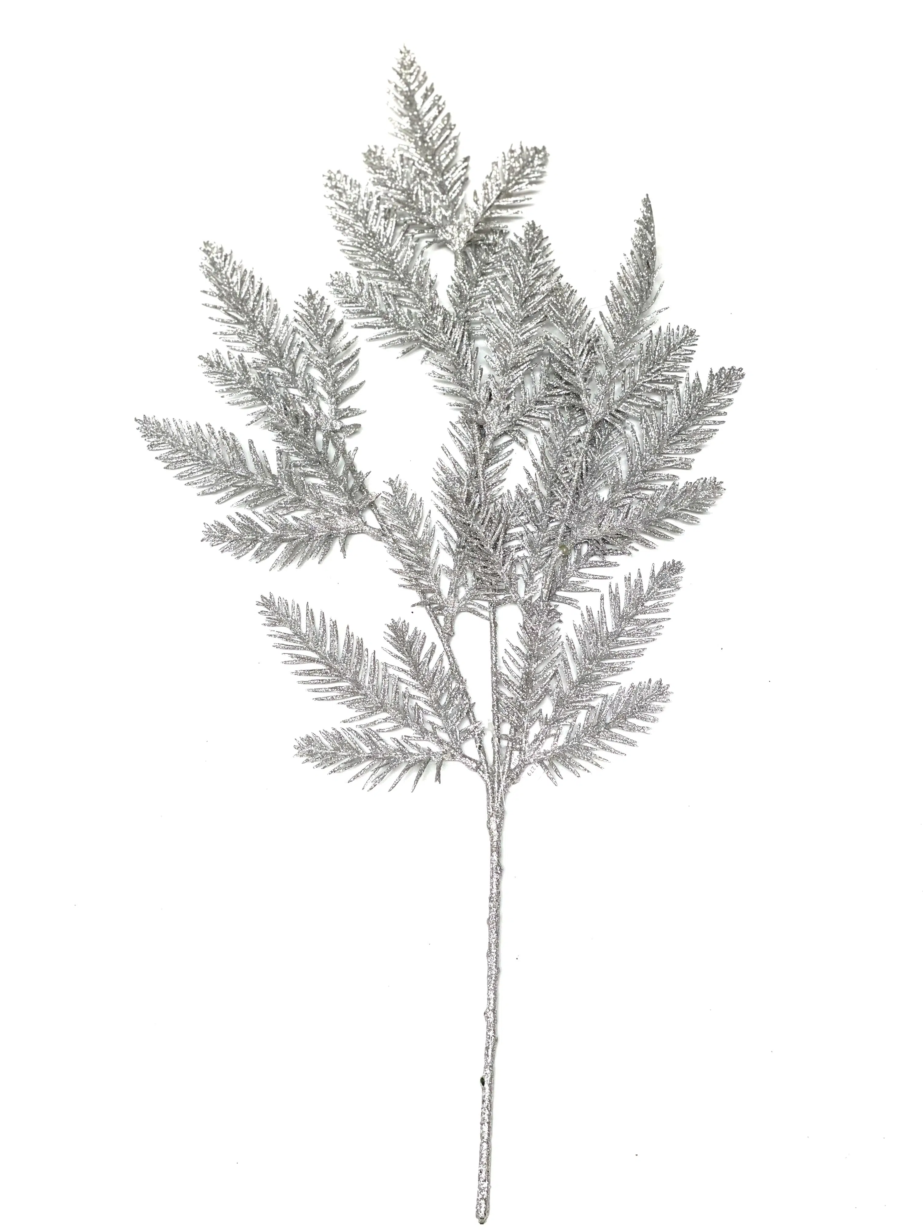 FOLLAJE NAVIDEÑO HOJA PLATEADO