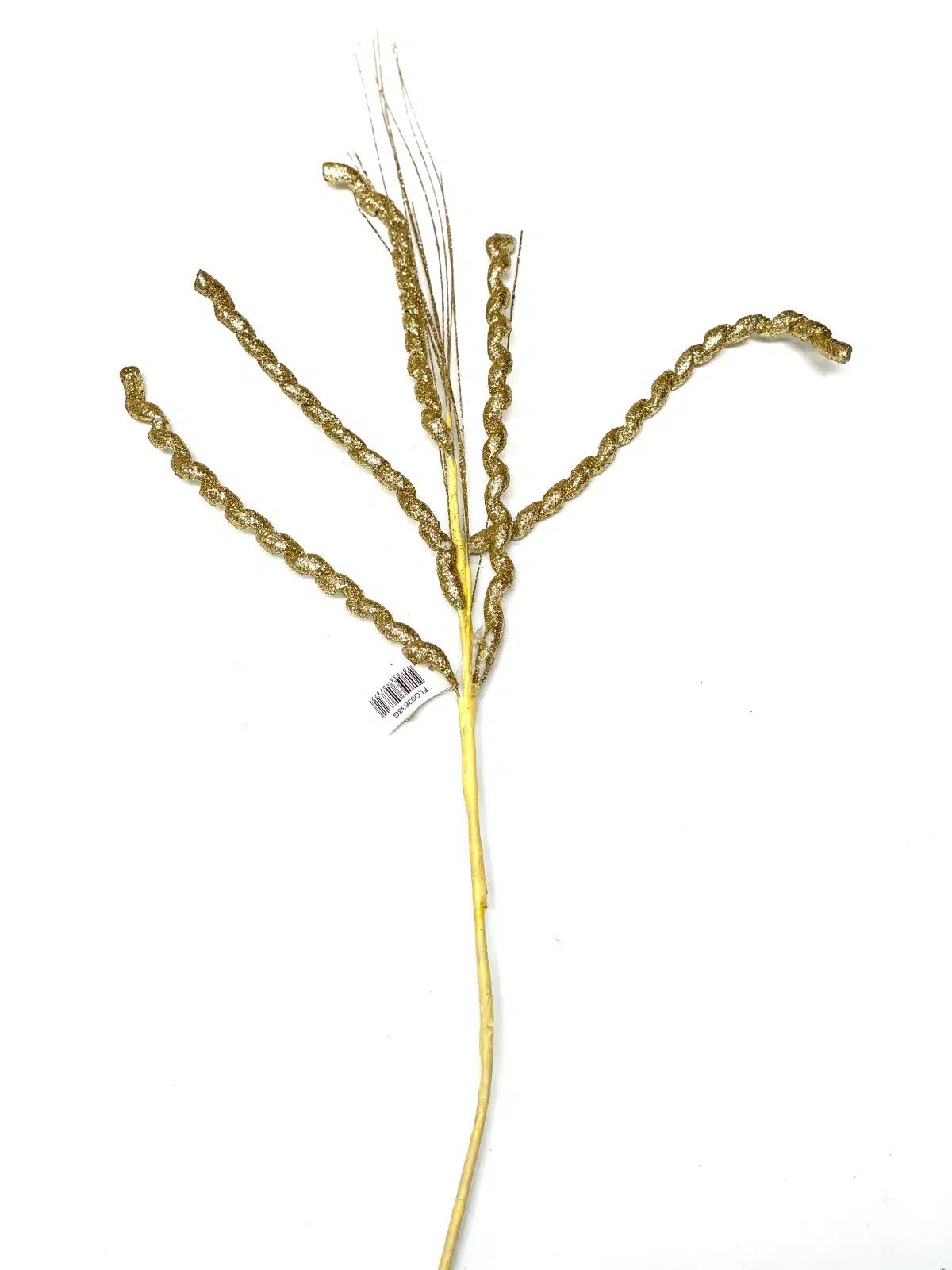 FOLLAJE NAVIDEÑO ESPIRAL DORADO