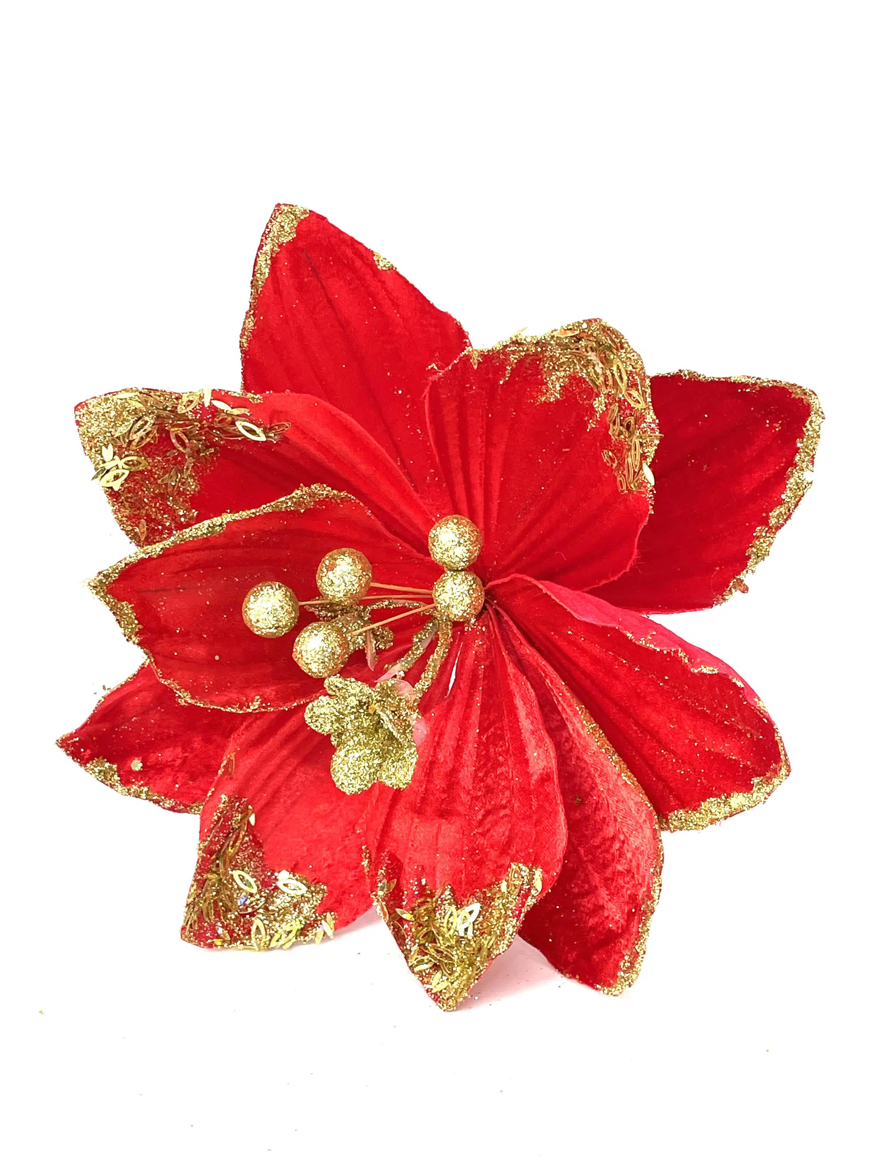 POINSETTIA 39X43CM ROJO