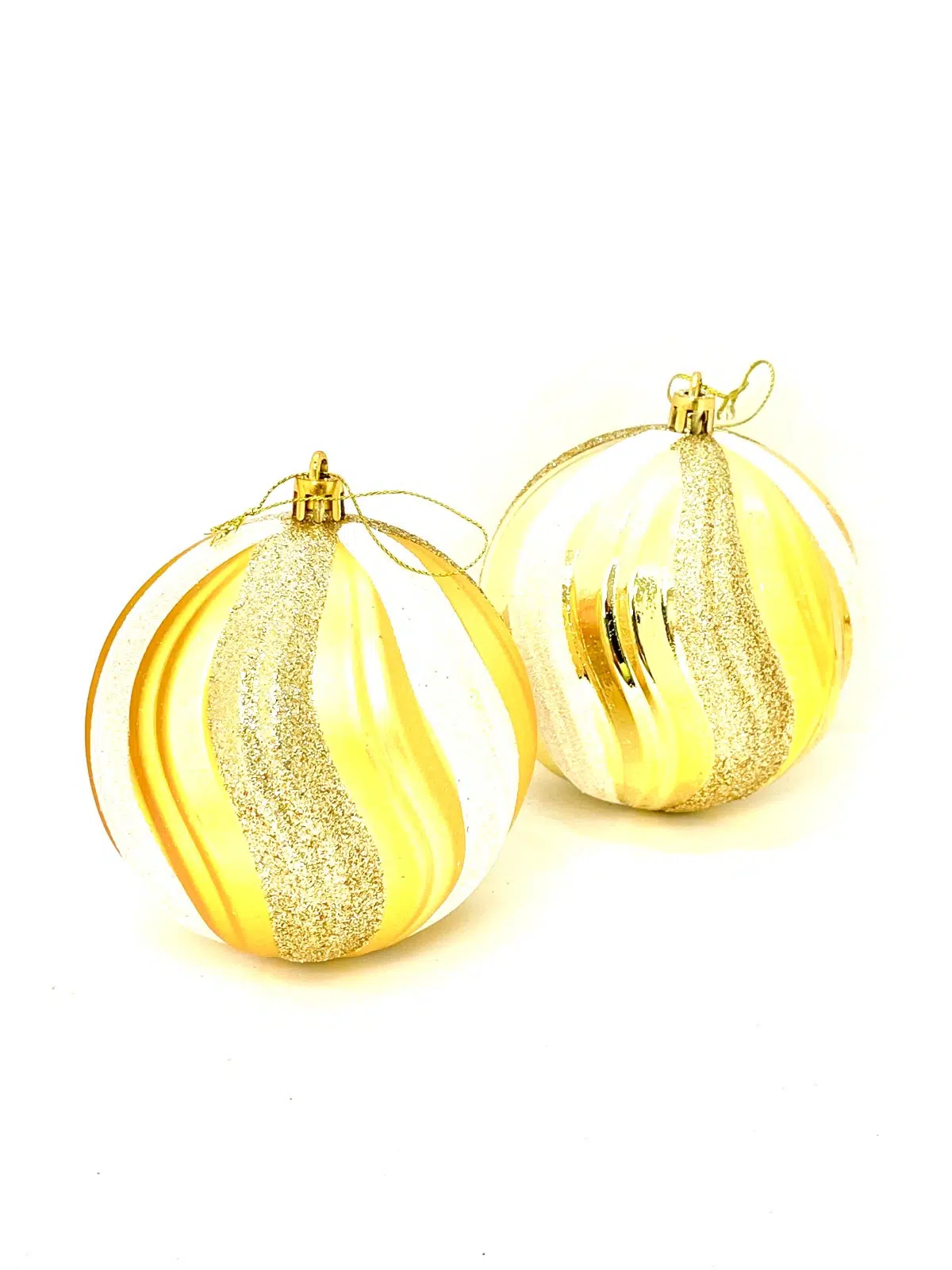 BOLA NAVIDAD 10 cm DORADA