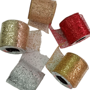Cinta Adhesiva Decorativa Washi Tape Glitter 4 Mts X Unidad