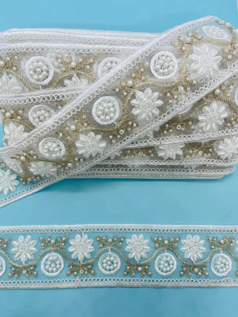MILLARE BORDADO PERLA/MOSTACILLA 6cm – METRO